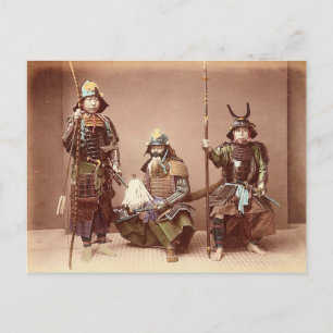 Carte Postale Samurai en armure