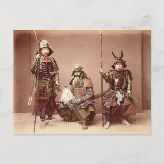 Carte Postale Samurai en armure