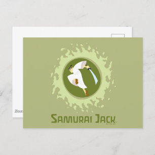 Carte Postale Samurai Jack Leaping Graphic