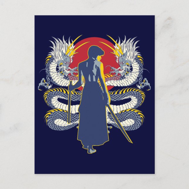 Carte Postale Samurai Sept (Devant)