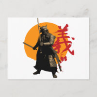 Carte postale Samurai Warrior