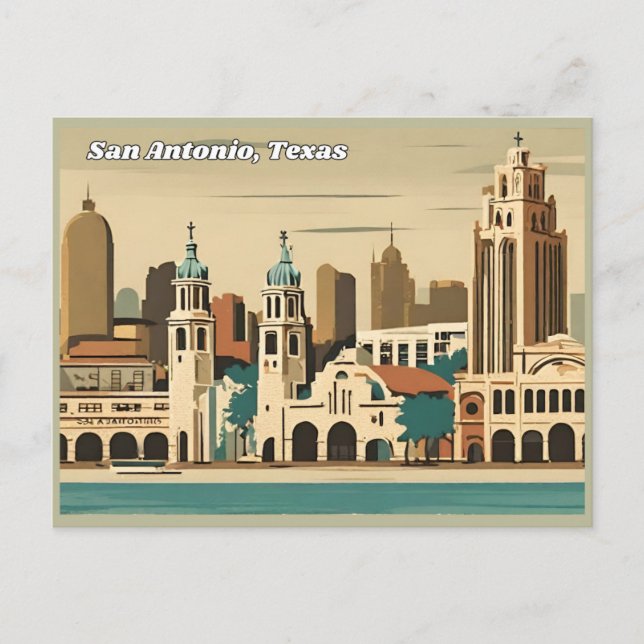 Carte Postale San Antonio, Texas (Devant)