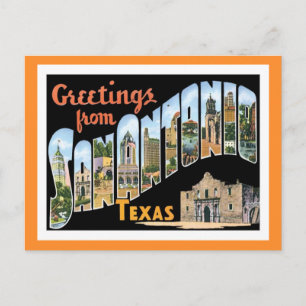 Carte Postale San Antonio Texas