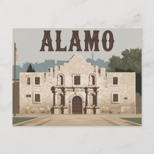 Carte Postale San Antonio, Texas, Alamo