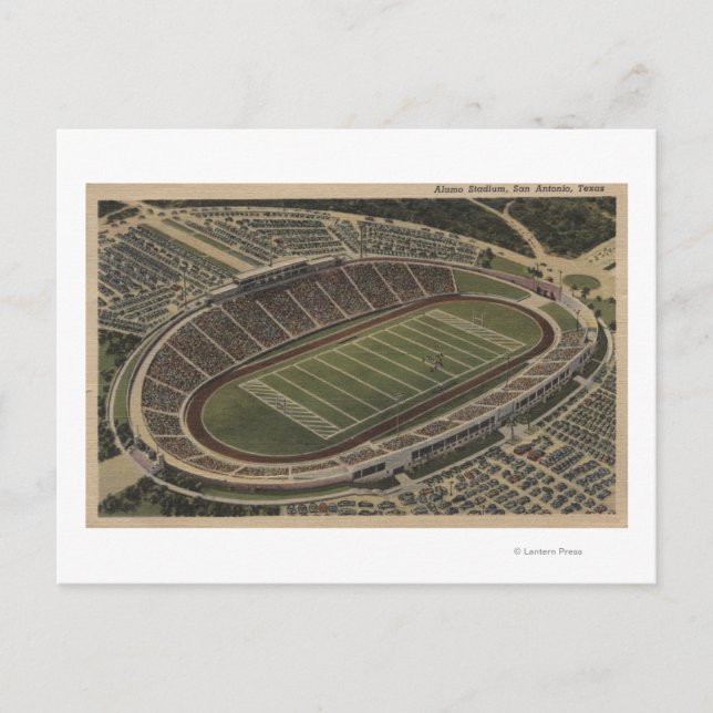 Carte Postale San Antonio, Texas - Alamo Stadium View (Devant)