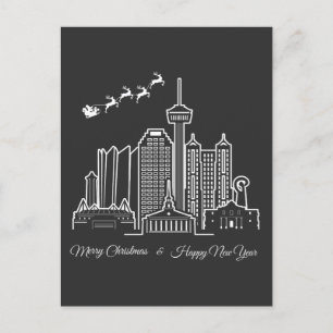Carte Postale San Antonio Texas Joyeux Noël Bonne année