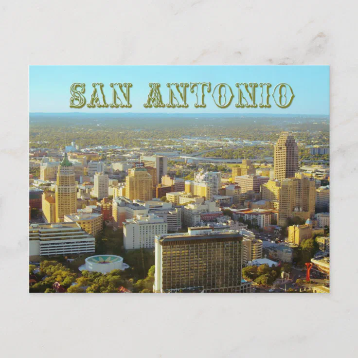 Carte Postale Ancienne San Antonio Texas – Bassetts Find Food – Multivue 50-60