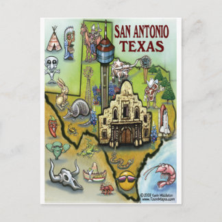 Carte Postale San Antonio TX