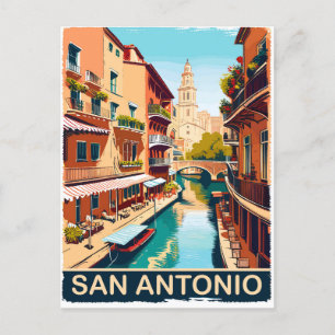 Carte Postale San Antonio, Ville, Voyage