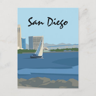 Carte postale San Diego Bay