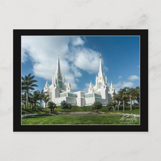 Carte Postale San Diego California LDS Temple (Devant)