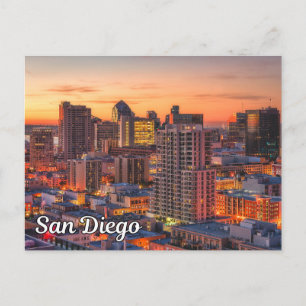 Carte Postale San Diego, Californie, États-Unis