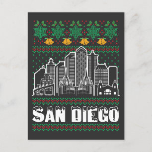 Carte Postale San Diego Californie Noël laid