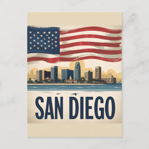 Carte Postale San Diego Californie Skyline–Paysage Urbain Modern