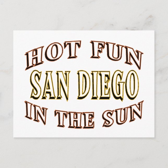 Carte Postale San Diego Fun (Devant)