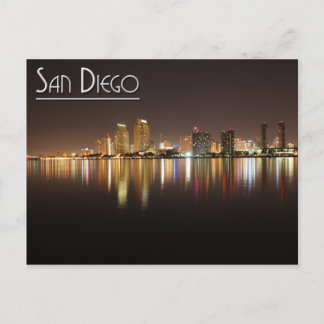 Carte Postale San Diego La Nuit