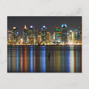 Carte Postale San Diego Skyline @ Night
