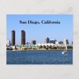 Carte postale San Diego Vue baie
