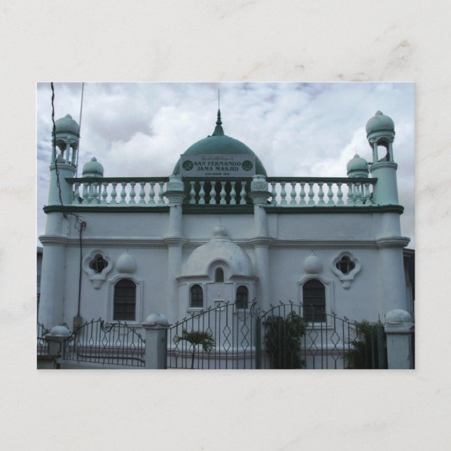 Carte Postale San Fernando Jama Masjid (Mosquée) Trinidad (Devant)