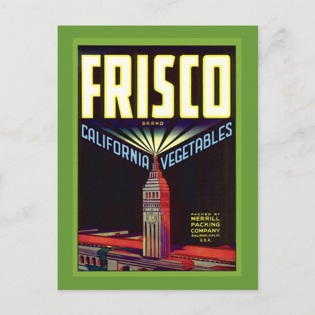 Carte Postale San Francisco (Devant)