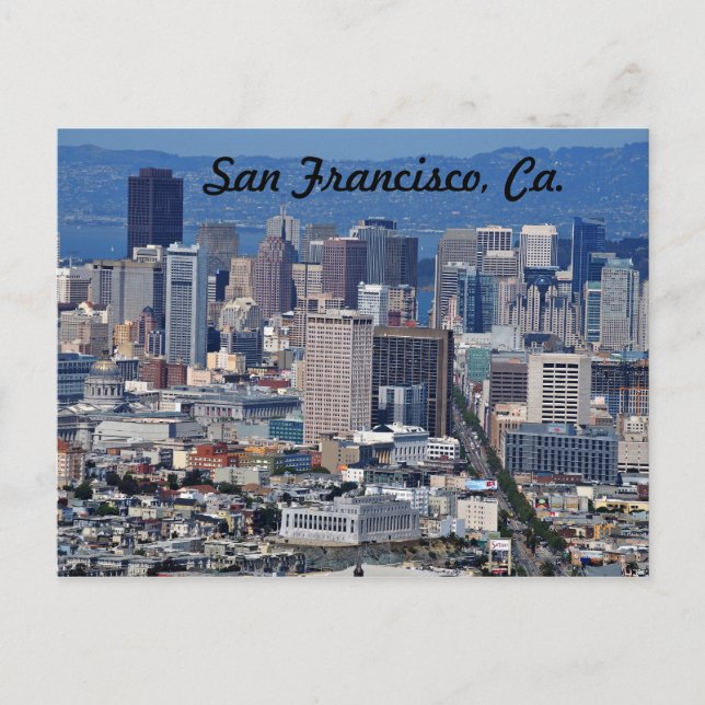 Carte postale San Francisco, Ca (Devant)
