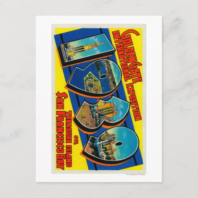 Carte Postale San Francisco, CA - Golden Gate Internat'l (Devant)