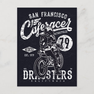 Carte Postale San Francisco Cafe Racer Motor California