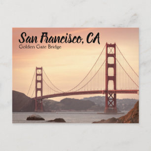 Carte Postale San Francisco California Golden Gate Bridge