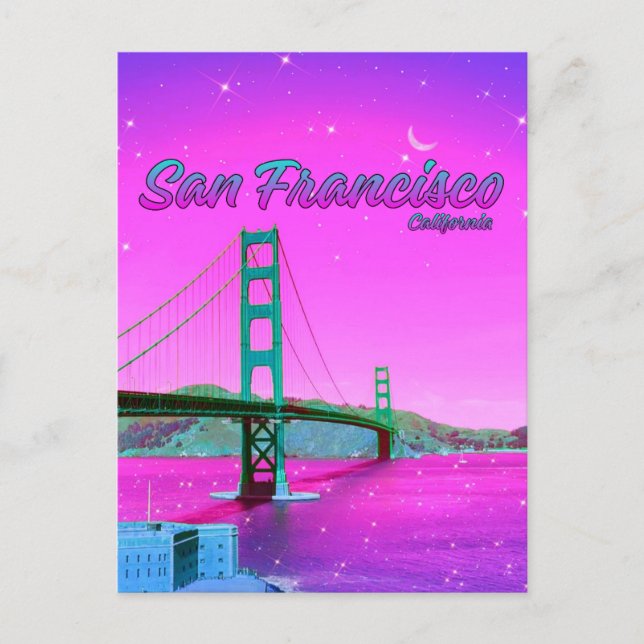 Carte Postale San Francisco California Golden Gate Bridge  (Devant)