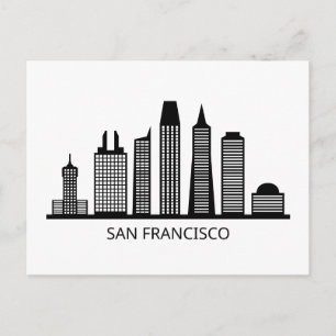 Carte postale San Francisco California Skyline