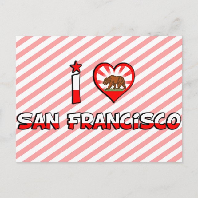 Carte Postale San Francisco, Californie (Devant)