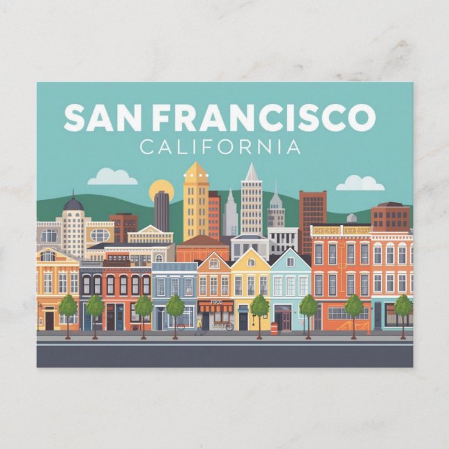 Carte Postale San Francisco Californie (Devant)