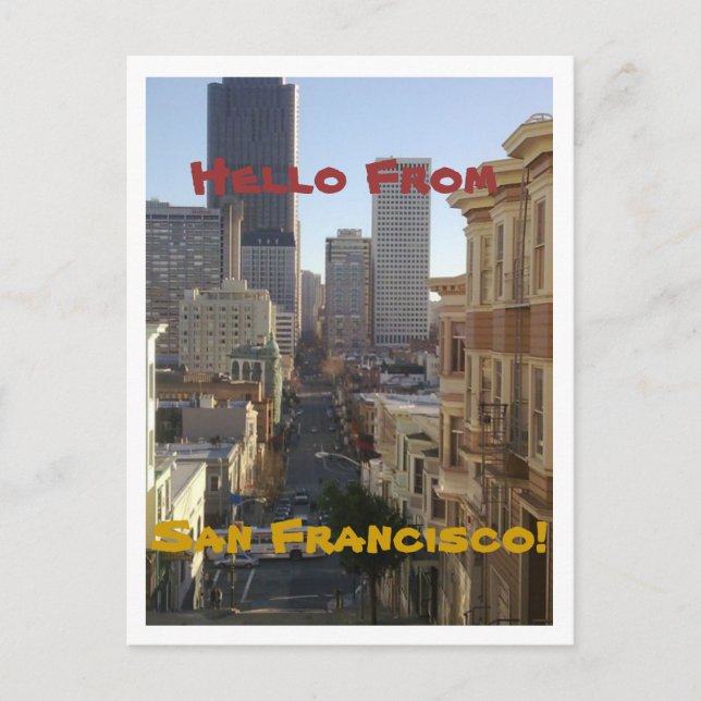 Carte postale San Francisco, Californie (Devant)