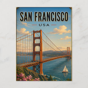 Carte Postale San Francisco Californie Golden Gate Paysage