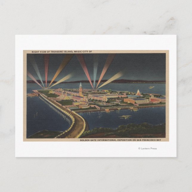 Carte Postale San Francisco, CATreasure Island à International E (Devant)