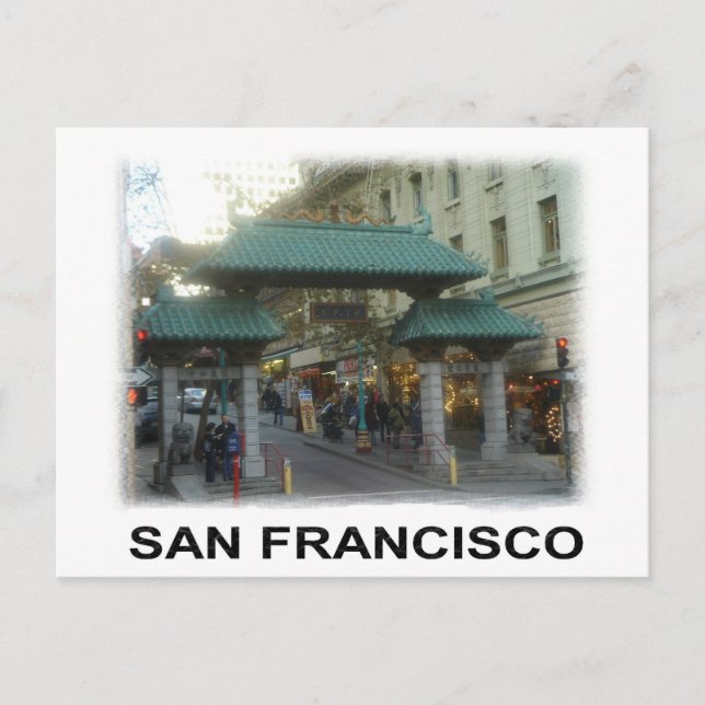 Carte Postale San Francisco Chine Town (Devant)