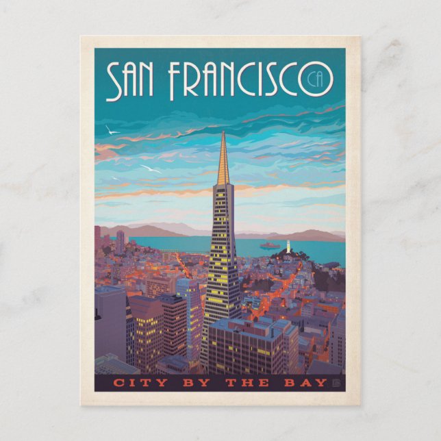 Carte Postale San Francisco | City by the Bay (Devant)