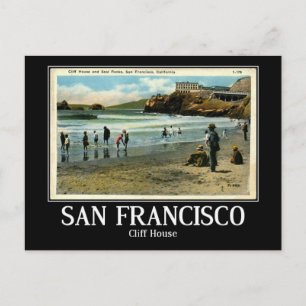 Carte Postale San Francisco, Cliff House, Seal Rocks, Vintage