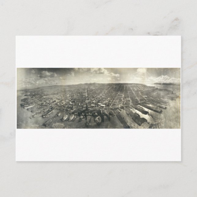 Carte Postale San Francisco en ruines, 1906 (Devant)