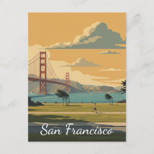 Carte Postale San Francisco Golden Gate Bridge Crissy Field