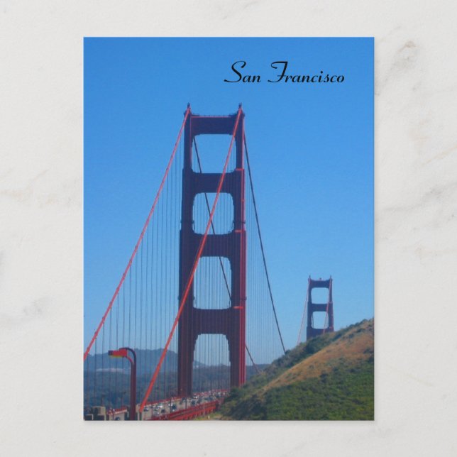 Carte Postale san francisco - golden gate horiz (Devant)