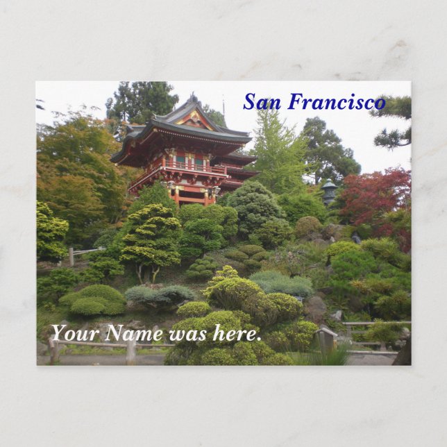 Carte postale San Francisco Japanese Tea Garden (Devant)