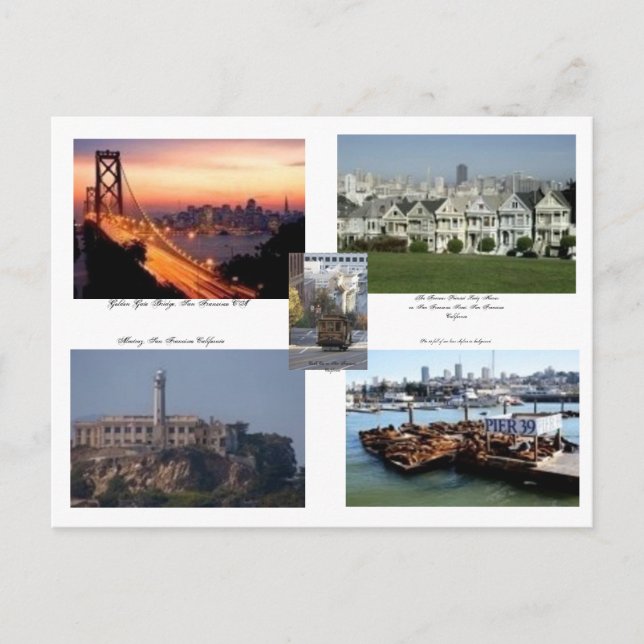Carte Postale San Francisco la Californie (Devant)