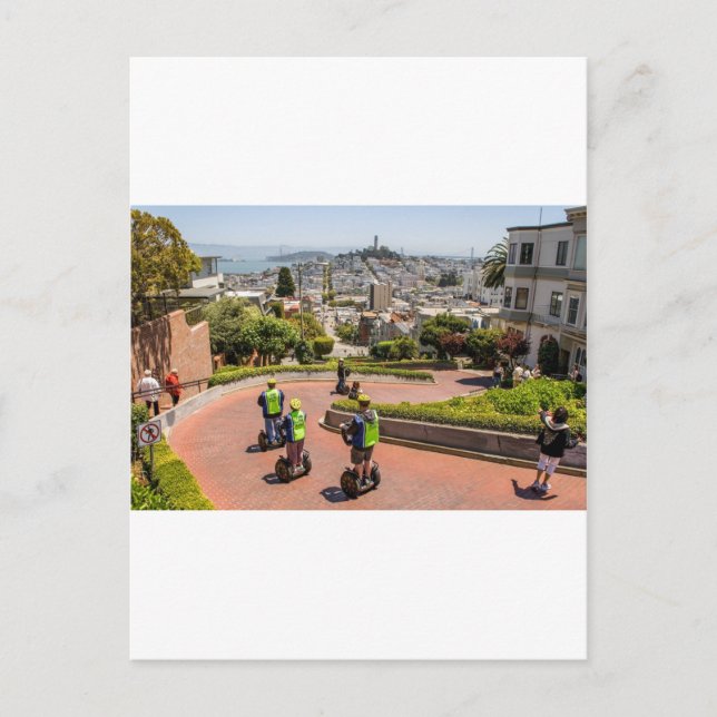 Carte Postale San Francisco Lombard St (Devant)