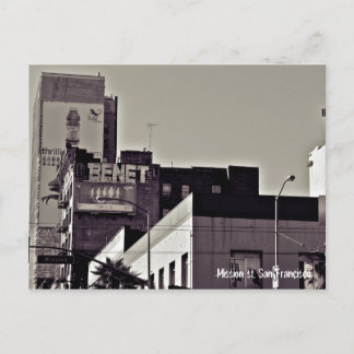 Carte Postale san francisco, mission st