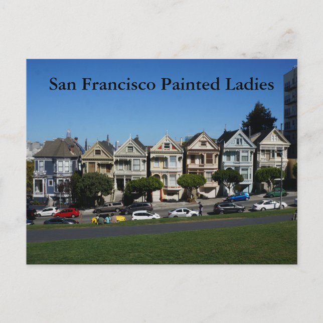 Carte postale San Francisco Painted Ladies #4-1 (Devant)