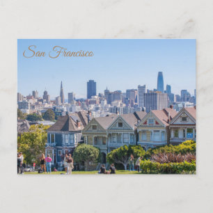 Carte Postale San Francisco Peint Ladies City Skyline