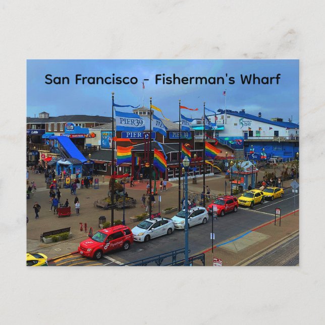 Carte postale San Francisco Pier 39 Pride #1-2 (Devant)