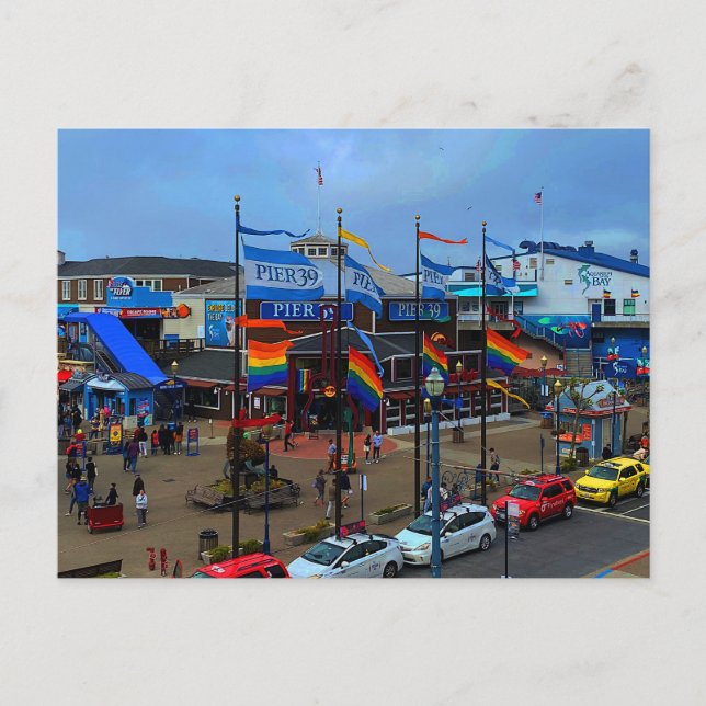 Carte postale San Francisco Pier 39 Pride #1-3 (Devant)