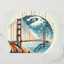 Carte postale San Francisco | Pont Golden Gate